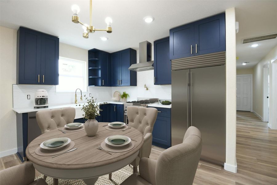 Furnished interior view inside a new home in , Conroe (Image 7). Furnished interior view inside a new home in , Conroe (Image 7).