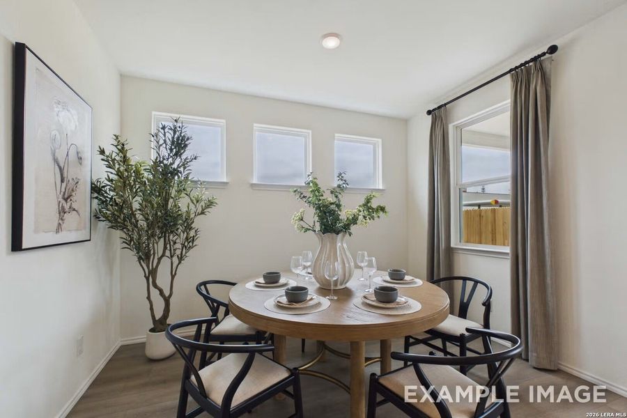 Furnished interior view inside a new home in Morgan Meadows, San Antonio (Image 30).