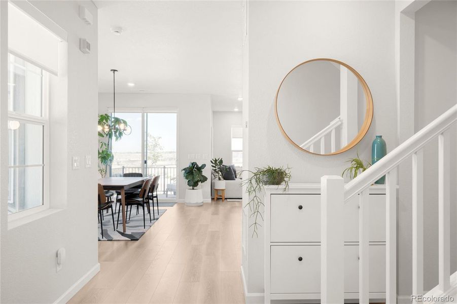 Furnished interior view inside a new home in , Littleton (Image 13). Furnished interior view inside a new home in , Littleton (Image 13).