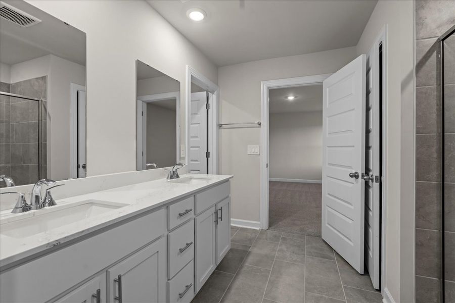 Furnished interior view inside a new home in Cedar Shoals – Heritage Collection, Piedmont (Image 8).
