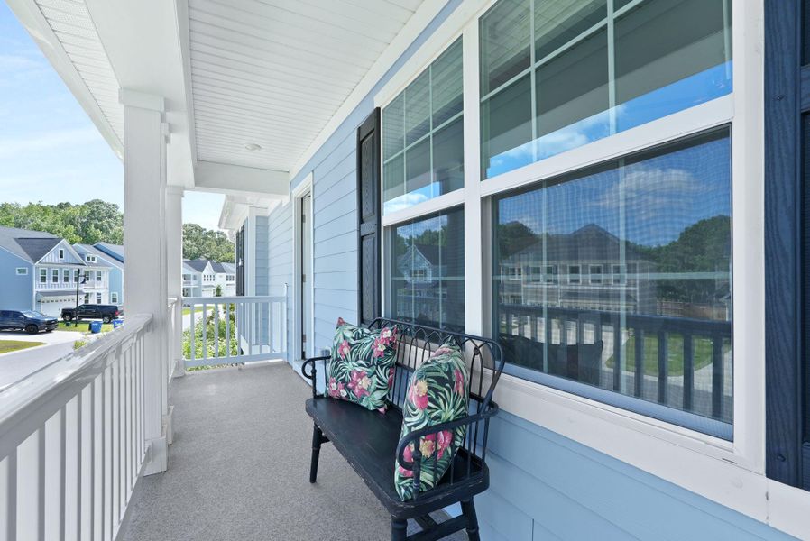 Furnished interior view inside a new home in Cordgrass Landing, Johns Island (Image 38).