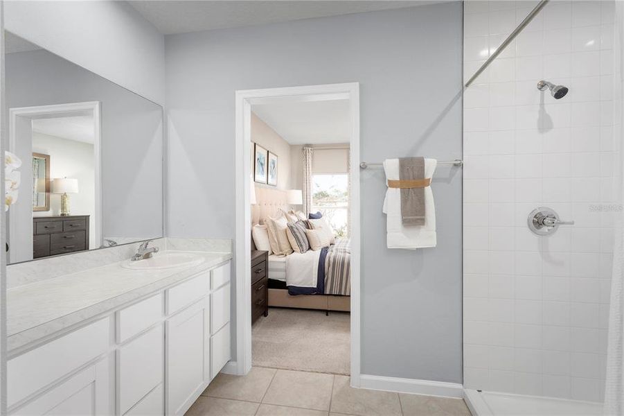 Furnished interior view inside a new home in Hillwood Preserve, Bradenton (Image 16).