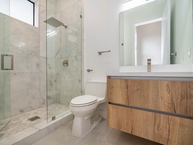 Furnished interior view inside a new home in , Miami (Image 14).