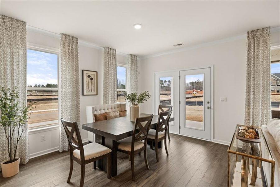 Furnished interior view inside a new home in Westland, Bogart (Image 34).