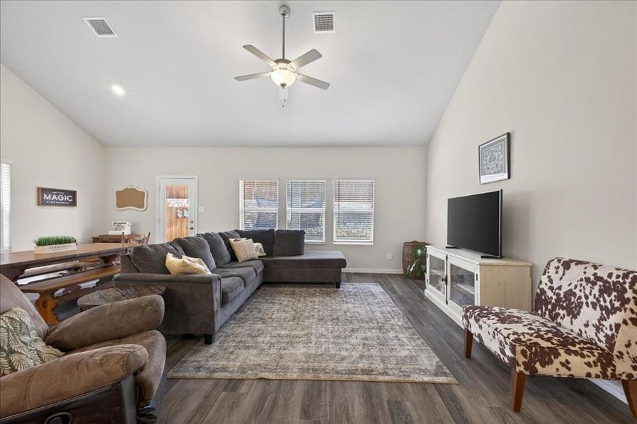 Furnished interior view inside a new home in Tesoro at Chisholm Trail Ranch, Crowley (Image 6).
