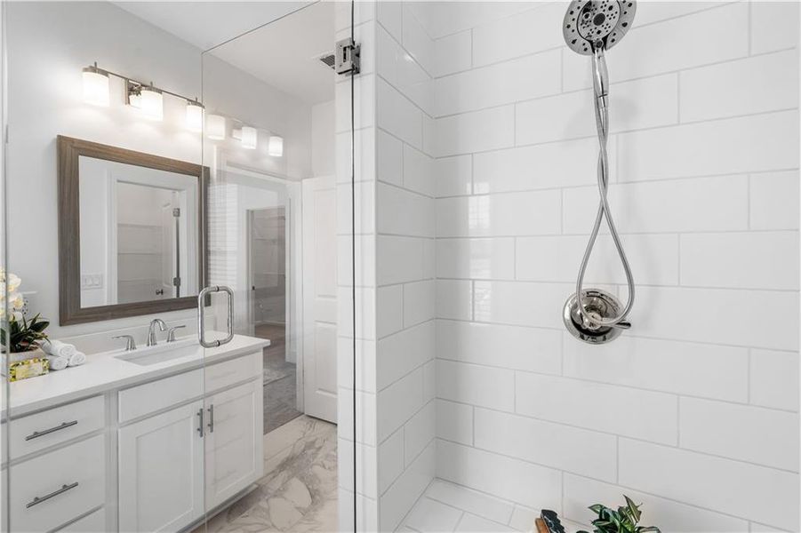 Furnished interior view inside a new home in Waterside Townhomes, Peachtree Corners (Image 13).