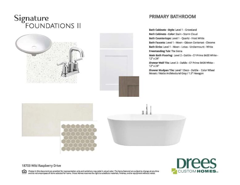 Clay D selection sheet Clay D selection sheet