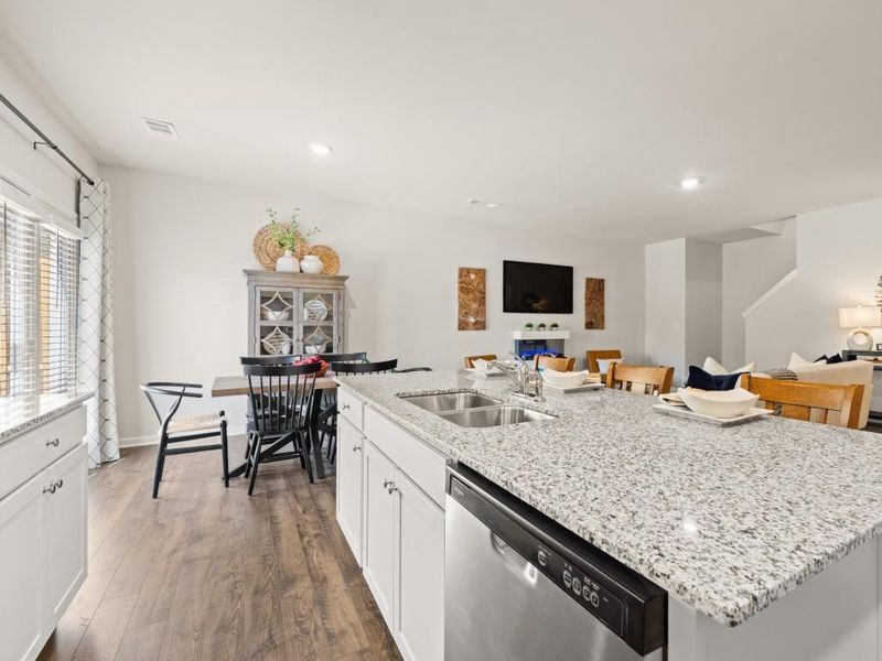 Furnished interior view inside a new home in Mountain Park, Dahlonega (Image 12). Furnished interior view inside a new home in Mountain Park, Dahlonega (Image 12).