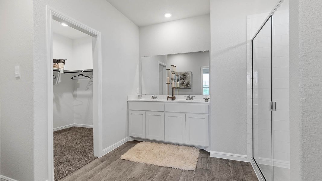 Furnished interior view inside a new home in Springhill South, Boyd (Image 15). Furnished interior view inside a new home in Springhill South, Boyd (Image 15).