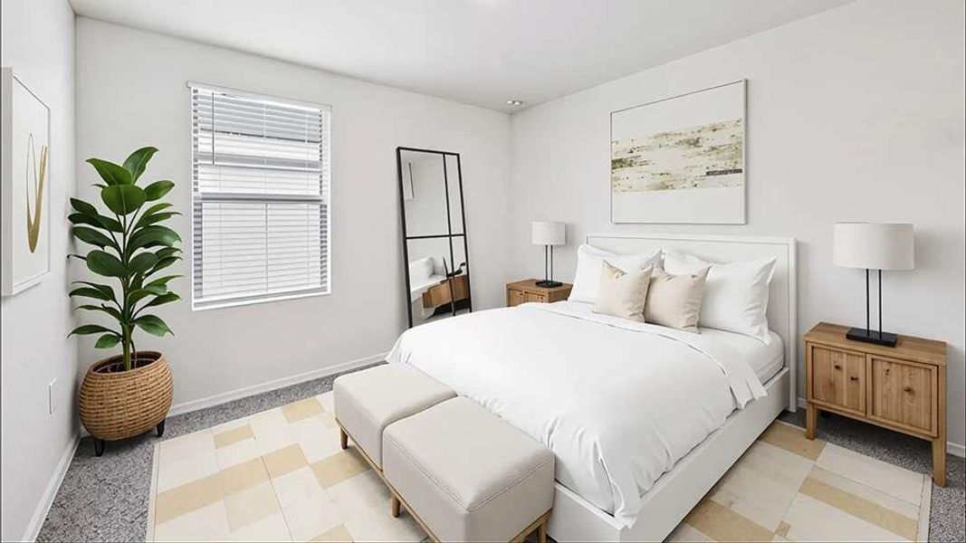 Furnished interior view inside a new home in Mableton Station, Mableton (Image 10).