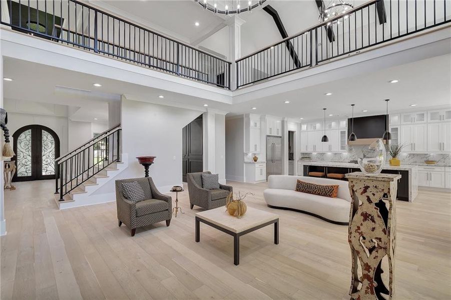 Furnished interior view inside a new home in , Suwanee (Image 8).