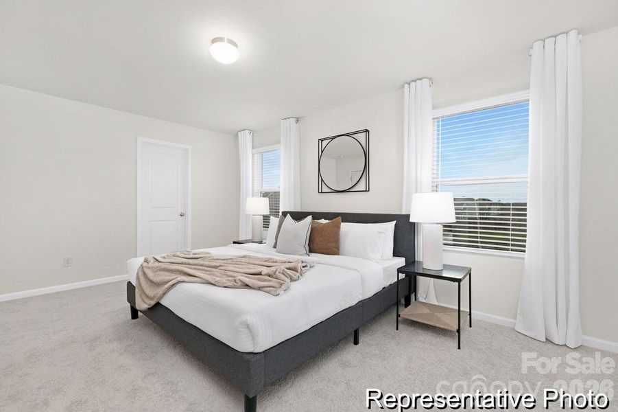 Furnished interior view inside a new home in Morgan Hills, Albemarle (Image 16).