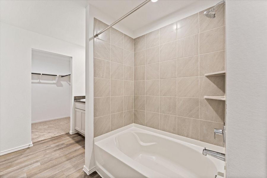 Furnished interior view inside a new home in , Spring (Image 9). Furnished interior view inside a new home in , Spring (Image 9).