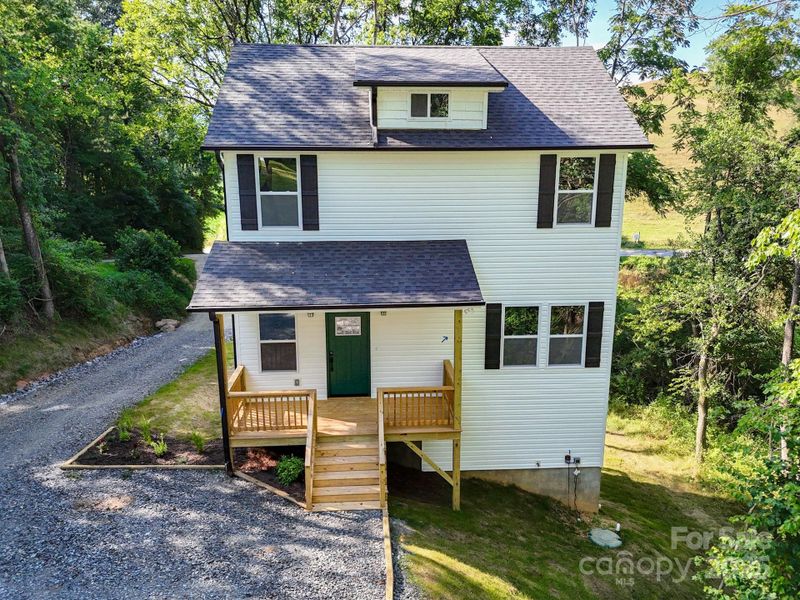 Front exterior of a new home in , Waynesville, NC, highlighting curb appeal (Image 22). Front exterior of a new home in , Waynesville, NC, highlighting curb appeal (Image 22).