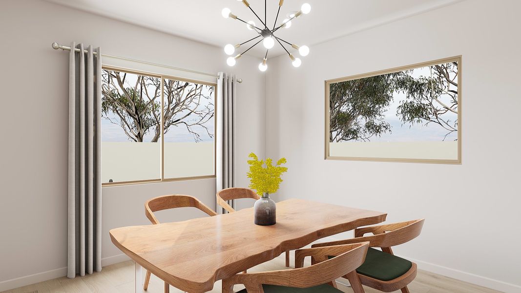Representative furnished interior of a home built from the Gardenia Plan 5009 by Tri Pointe Homes in Soleo, San Tan Valley (Image 5). Representative furnished interior of a home built from the Gardenia Plan 5009 by Tri Pointe Homes in Soleo, San Tan Valley (Image 5).