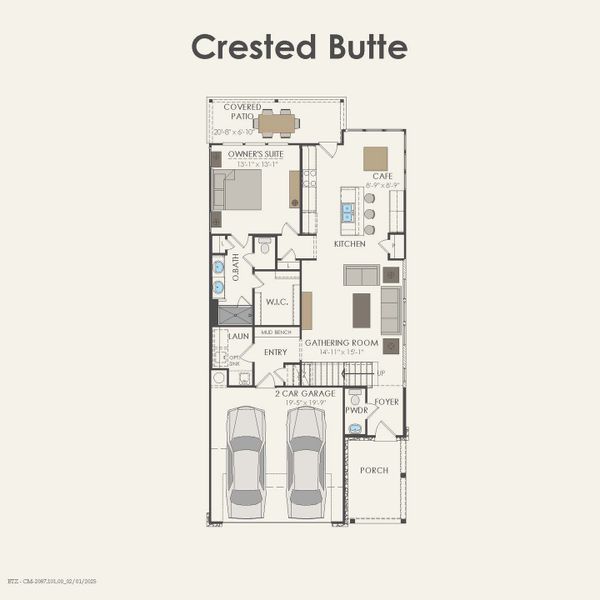 2D floor plan layout for the Harrison by Pulte Homes in Ribbonwood, Aubrey, TX (Image 6). 2D floor plan layout for the Harrison by Pulte Homes in Ribbonwood, Aubrey, TX (Image 6).