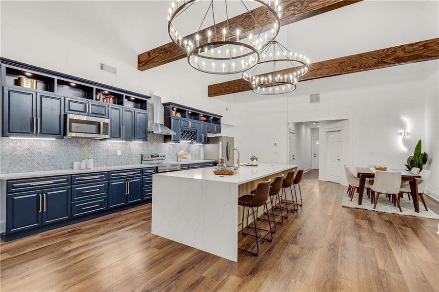 Furnished interior view inside a new home in , Atlanta (Image 41). Furnished interior view inside a new home in , Atlanta (Image 41).