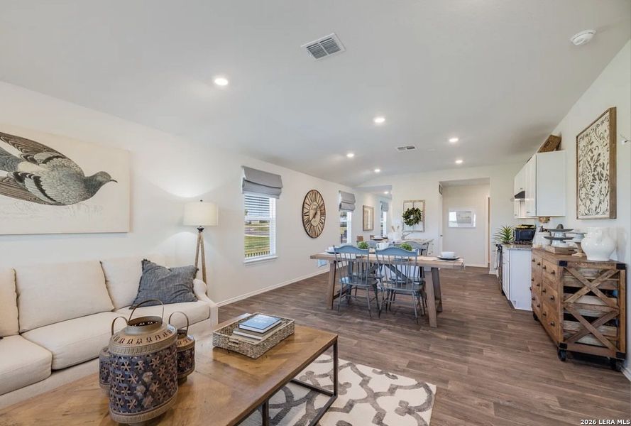 Furnished interior view inside a new home in , Converse (Image 11).