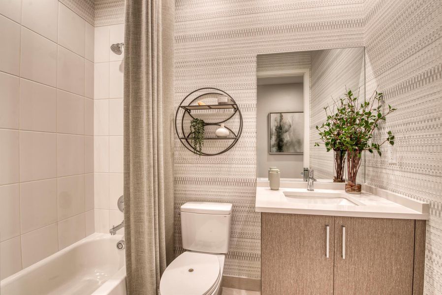 Furnished interior view inside a new home in Apex at Avenir, Palm Beach Gardens (Image 7).