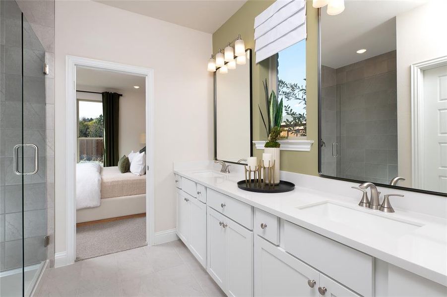 Furnished interior view inside a new home in Spiritas Ranch, Little Elm (Image 10). Furnished interior view inside a new home in Spiritas Ranch, Little Elm (Image 10).