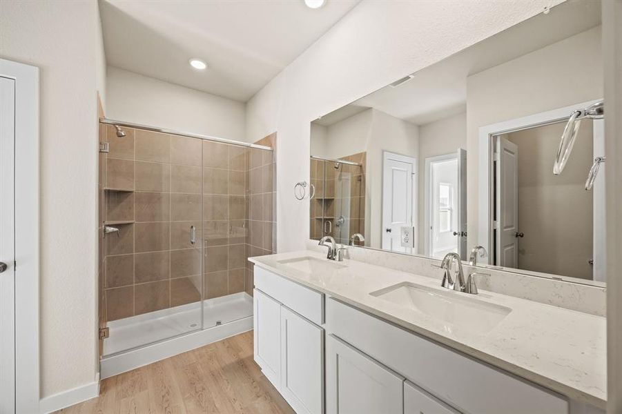 Furnished interior view inside a new home in MiraVerde, Crowley (Image 8).