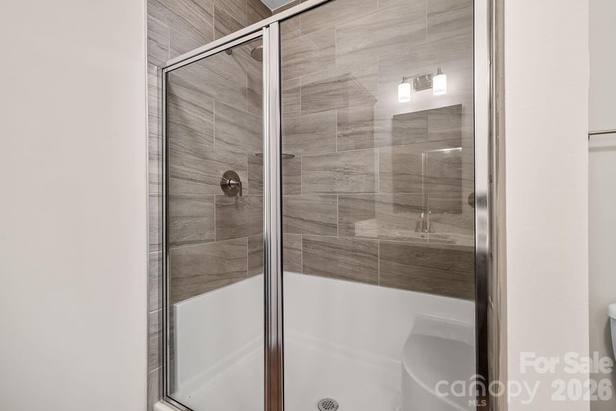 Close-up of interior finishes inside a home in , Asheville (Image 14).