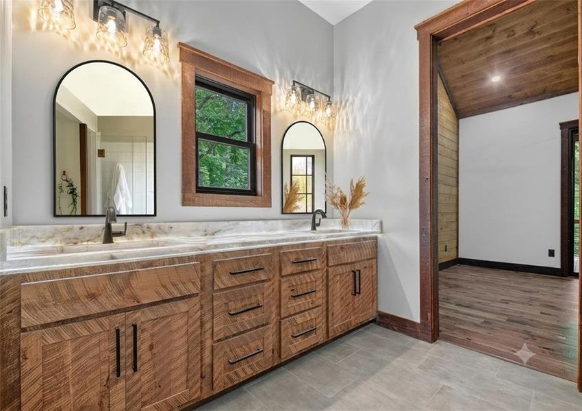 Furnished interior view inside a new home in , Ellijay (Image 10).