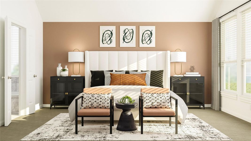 Furnished interior view inside a new home in Lively Ranch: Brookstone Collection, Georgetown (Image 11). Furnished interior view inside a new home in Lively Ranch: Brookstone Collection, Georgetown (Image 11).