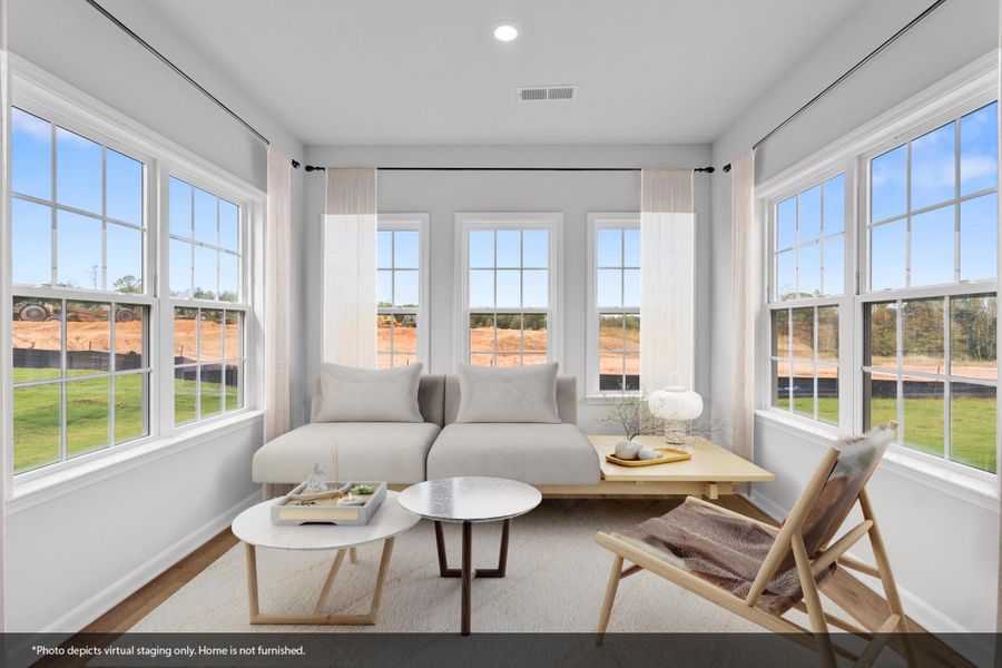 Furnished interior view inside a new home in Fieldstone, Lexington (Image 9).