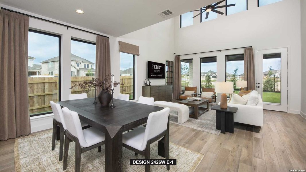 Furnished interior view inside a new home in Arcadia Ridge, San Antonio (Image 6).