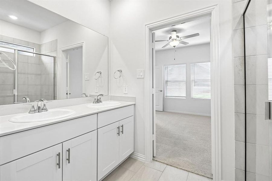 Furnished interior view inside a new home in Southridge - Spring Series, Princeton (Image 11).