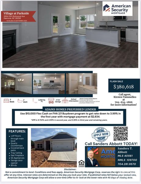 Preferred Lender I ncentives- rates as low as 2.99%