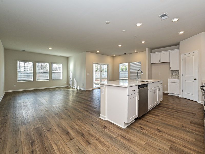 Our open-concept floorplan makes hosting a breeze.