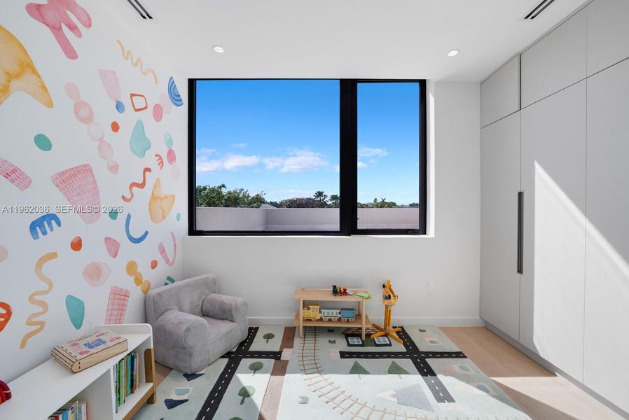 Furnished interior view inside a new home in , Miami Beach (Image 21). Furnished interior view inside a new home in , Miami Beach (Image 21).