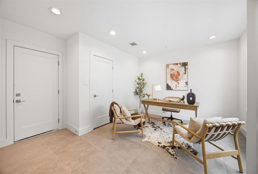 Furnished interior view inside a new home in , Dallas (Image 14).