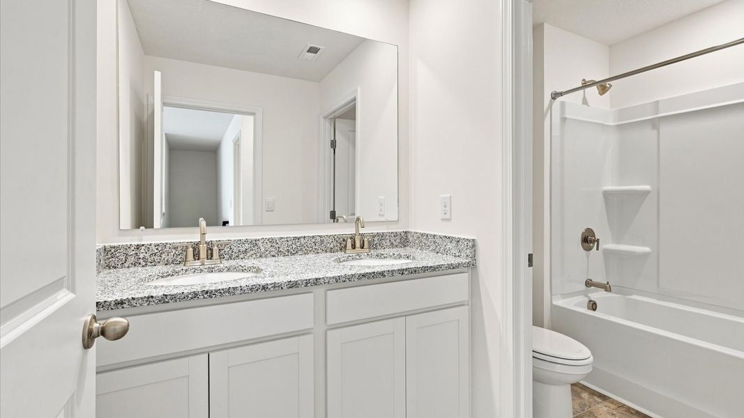 Furnished interior view inside a new home in Mary's Pointe, Clinton (Image 13). Furnished interior view inside a new home in Mary's Pointe, Clinton (Image 13).