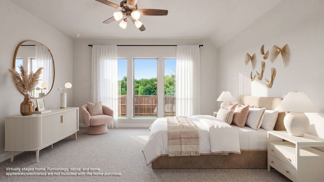Furnished interior view inside a new home in Trinity Falls, McKinney (Image 10). Furnished interior view inside a new home in Trinity Falls, McKinney (Image 10).