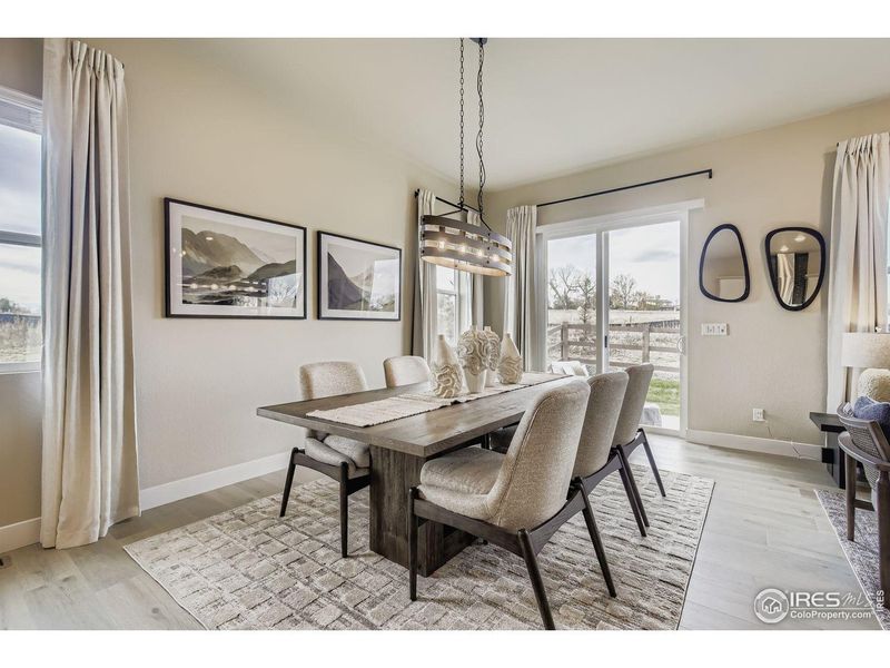 Furnished interior view inside a new home in Country Club Reserve – Fort Collins, Fort Collins (Image 24).