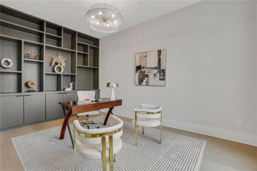 Furnished interior view inside a new home in , Milton (Image 17).