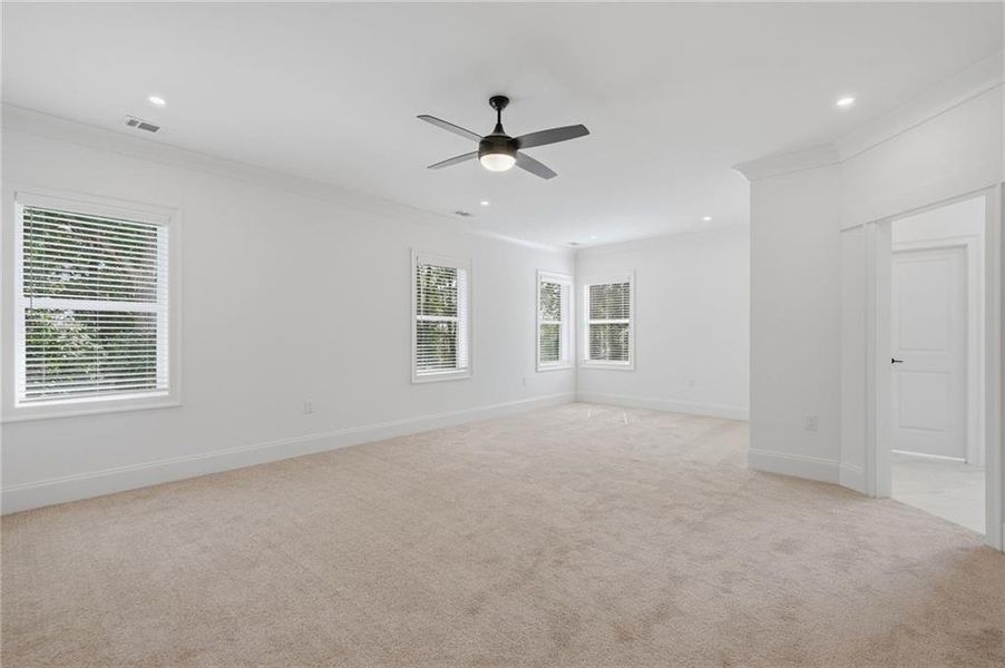 Spacious, unfurnished interior of a new home in , Buford (Image 36).