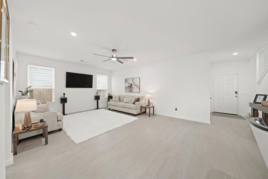 Furnished interior view inside a new home in Decker Farms, Magnolia (Image 14).
