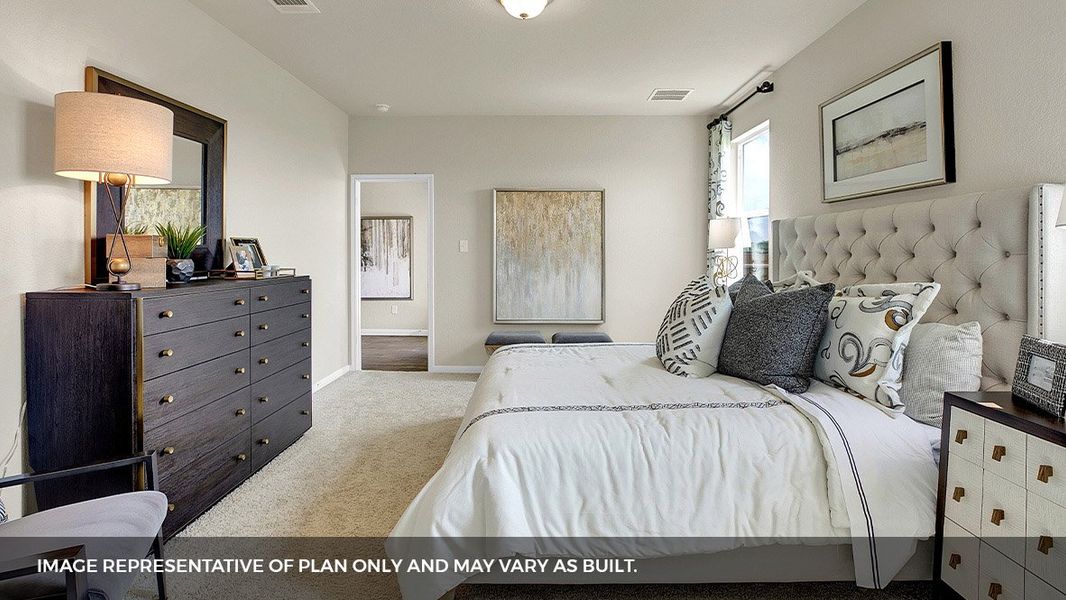 Furnished interior view inside a new home in Southgrove, Kyle (Image 31).