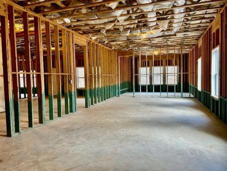 In-progress construction of a new home in , Jefferson, GA (Image 17).