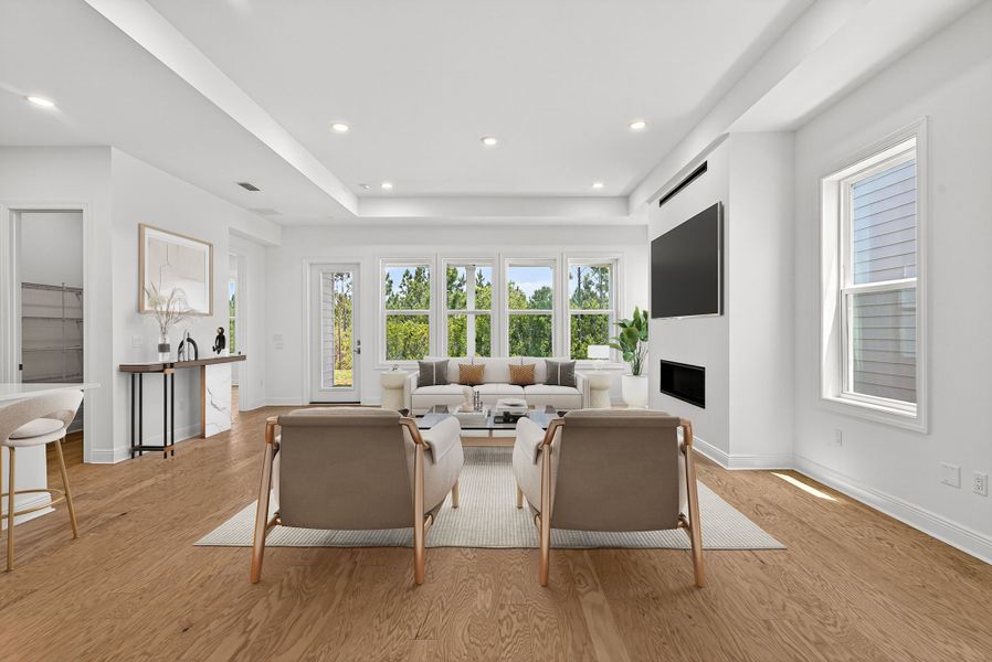 Great Room (Virtually Staged)