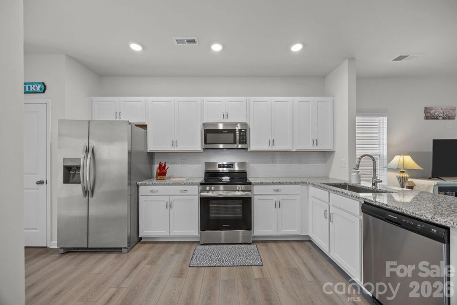 Furnished interior view inside a new home in Country Club Village, Salisbury (Image 18).