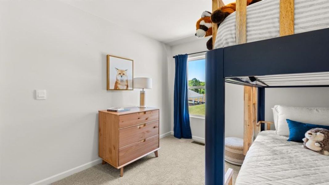 Furnished interior view inside a new home in Waypoint, Flowery Branch (Image 30). Furnished interior view inside a new home in Waypoint, Flowery Branch (Image 30).