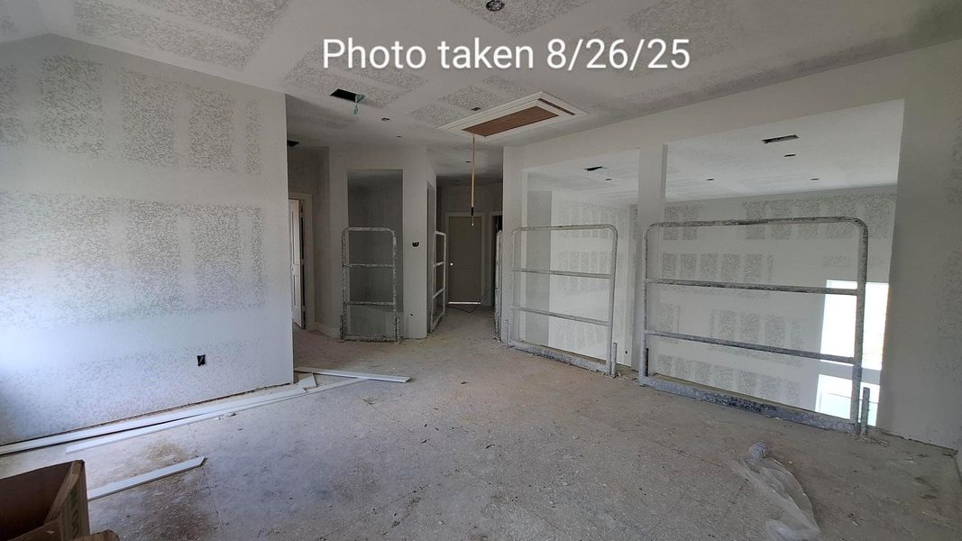 Home progress as of 08/2025