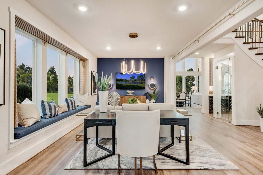 Representative furnished interior of a home built from the Grand Monterra II by Grand Homes in Grand Oaks, Celina (Image 12).