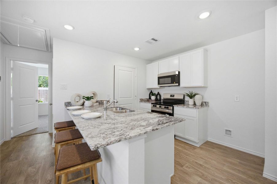 Furnished interior view inside a new home in Pineapple Square, Houston (Image 9).