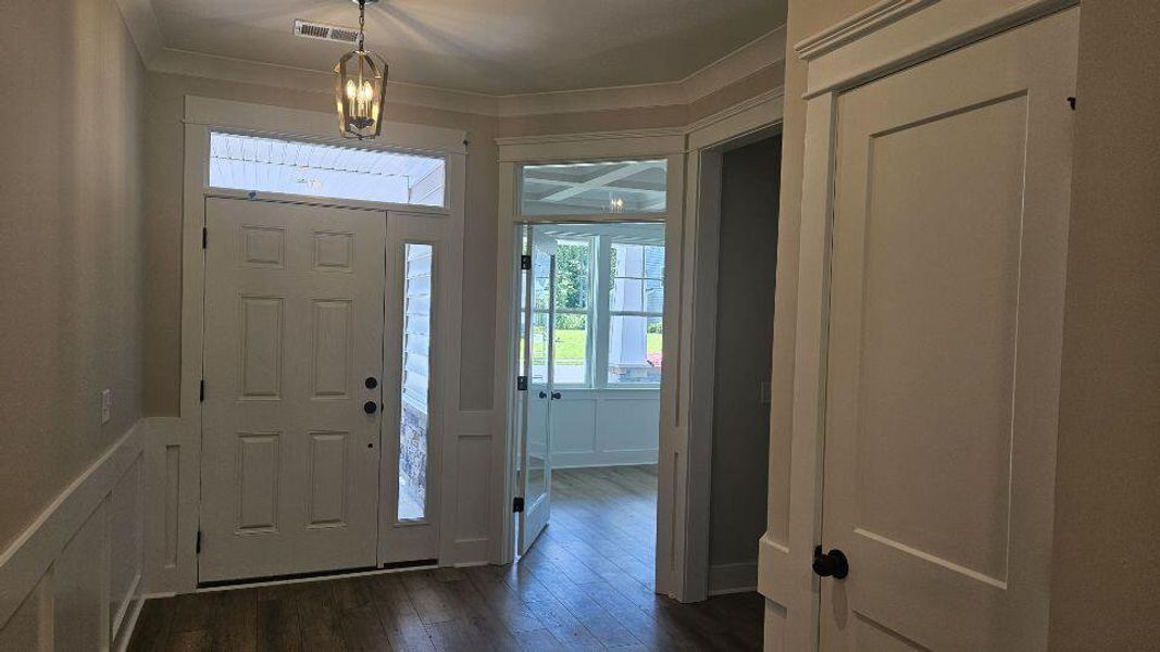 Spacious, unfurnished interior of a new home in The Enclave at French Quarter Creek, Huger (Image 13).